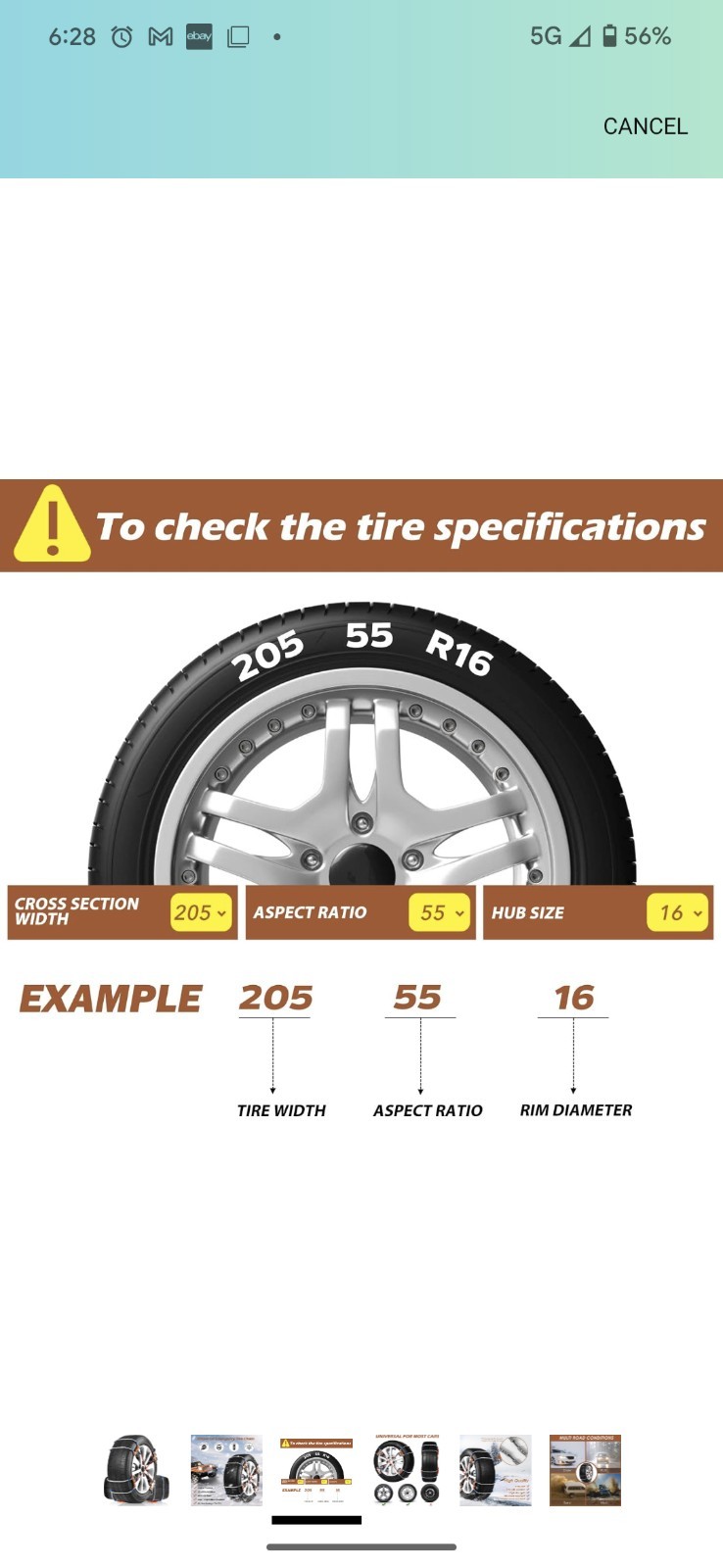 Snow Chains, Tire Chains for SUV Car Pickup Trucks, Universal Adjustable...