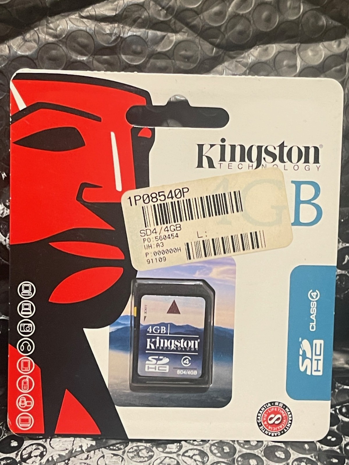 Kingston 4GB SD Memory Card (SD4/4GB) Class 4(R15)