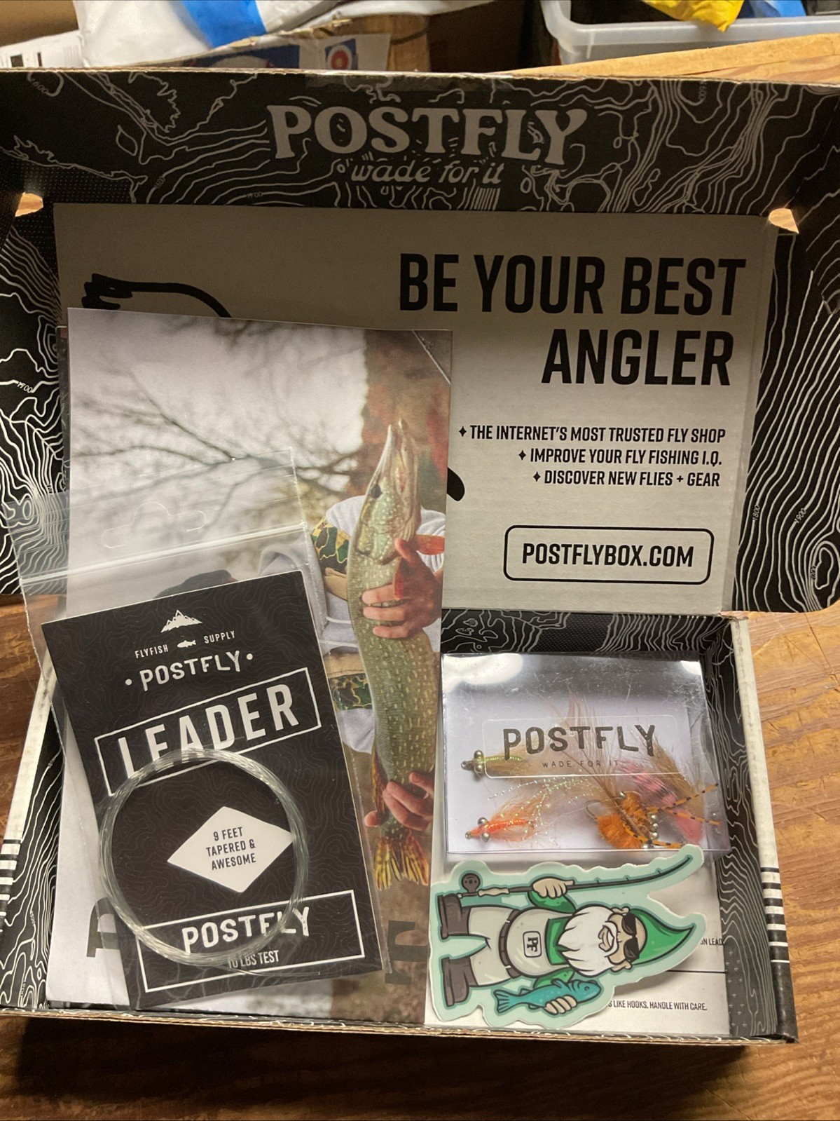 Postfly Mini Box, Fly Fishing, Gifts For The Angler In Your Life