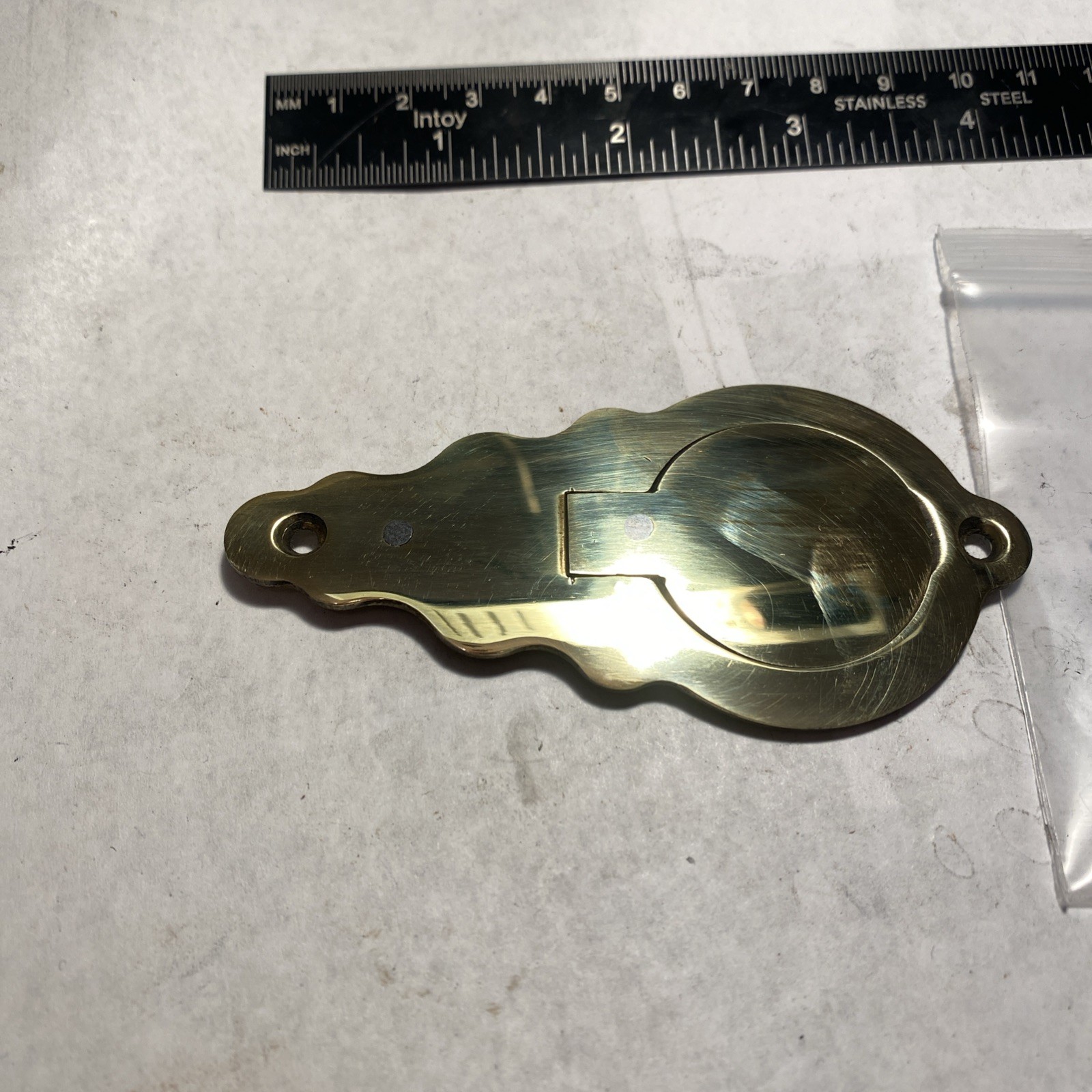 CVA Hawken Brass Patch Door W/ Screws .50 Cal Muzzleloader Black Powder Side