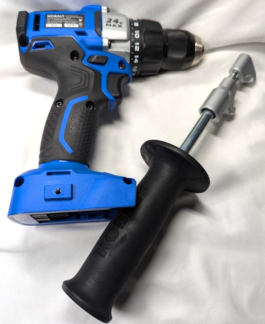 Kobalt 24V Volt MAX 1/2" Brushless Compact Cordless DRILL/DRIVER KDD 524B-03 NEW