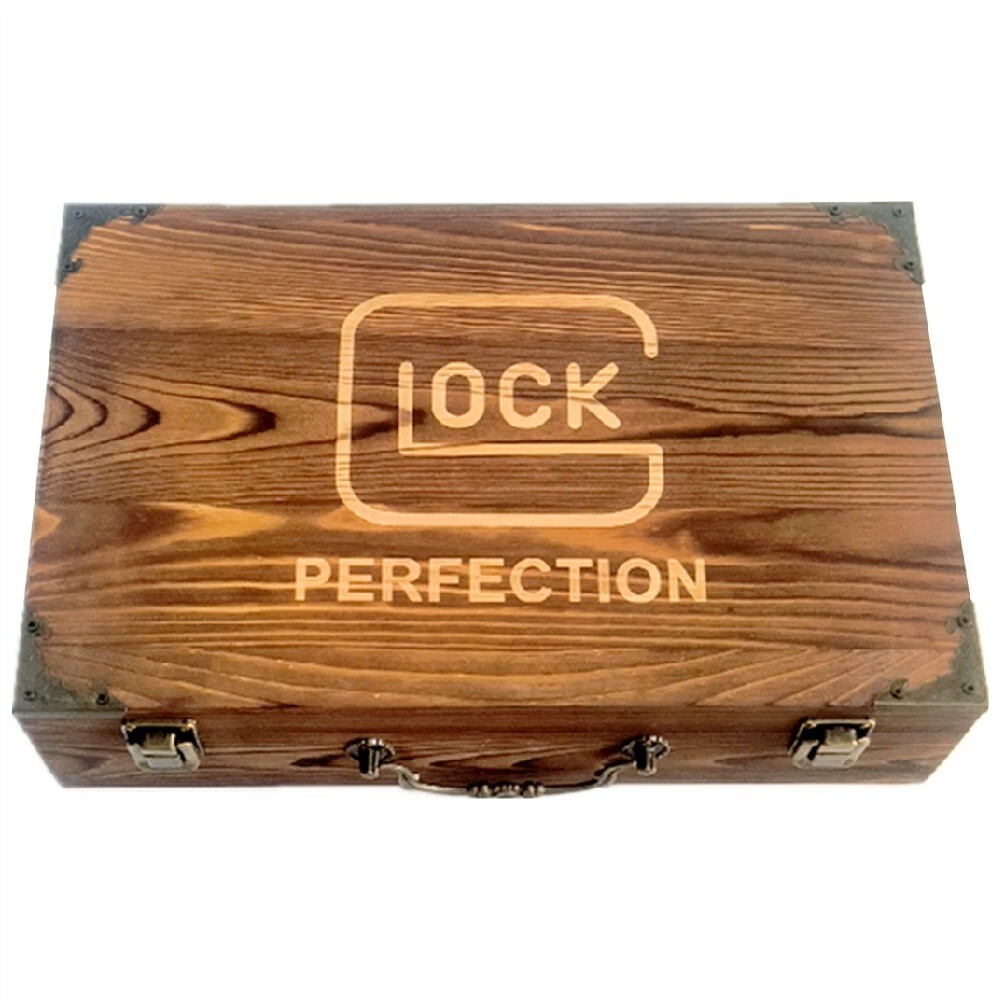New PISTOL GUN PRESENTATION DISPLAY CASE BOX for Pistol Full Size All Pistol