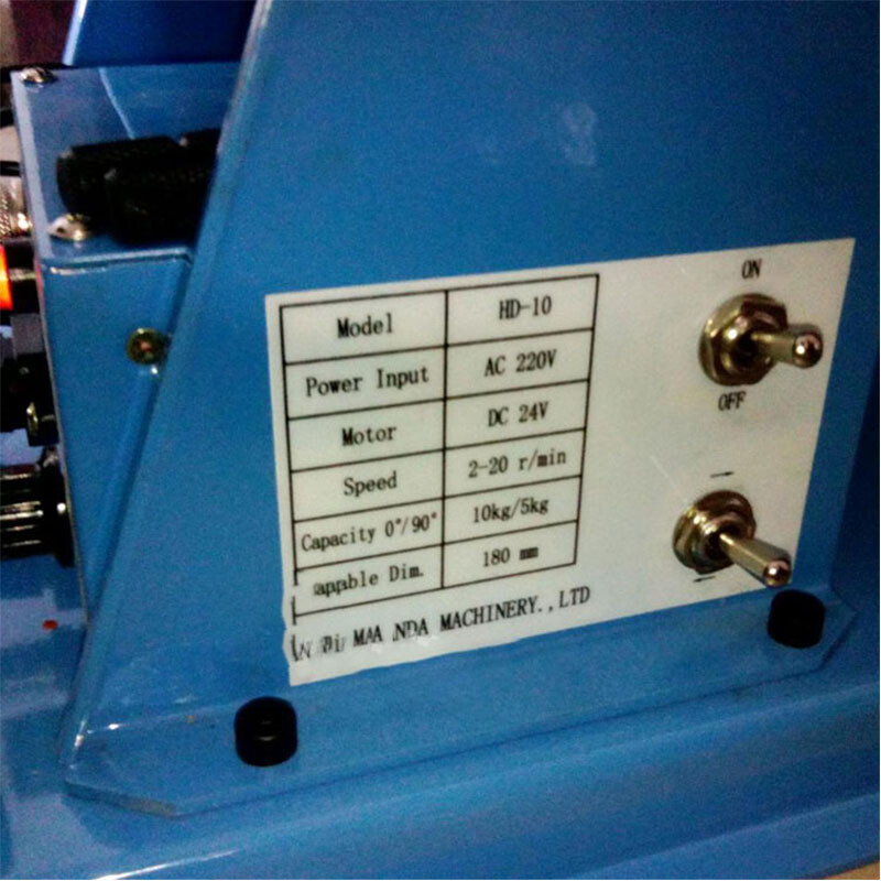 Small Welding Positioner Combined Automatic Turntable + 65mm Chuck 10kg