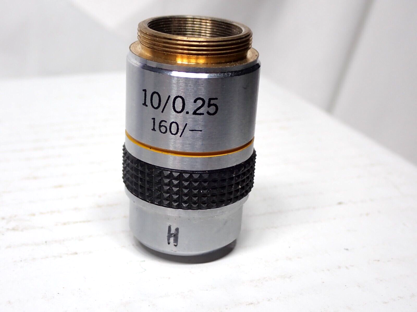 Microscope Objective 10/0.25 - 160/- Nice condition
