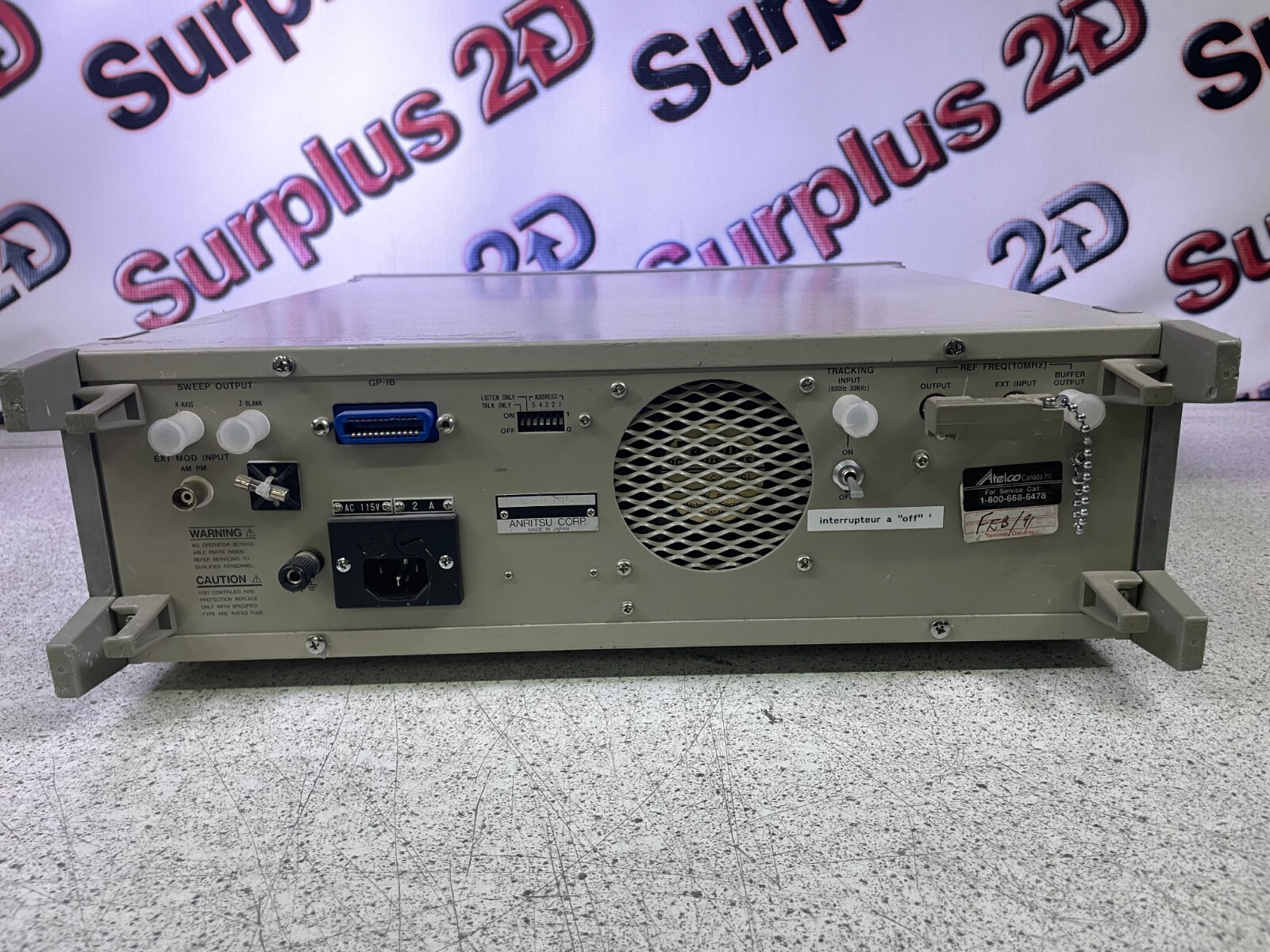 Anritsu MG443B Synthesizer/Level Generator