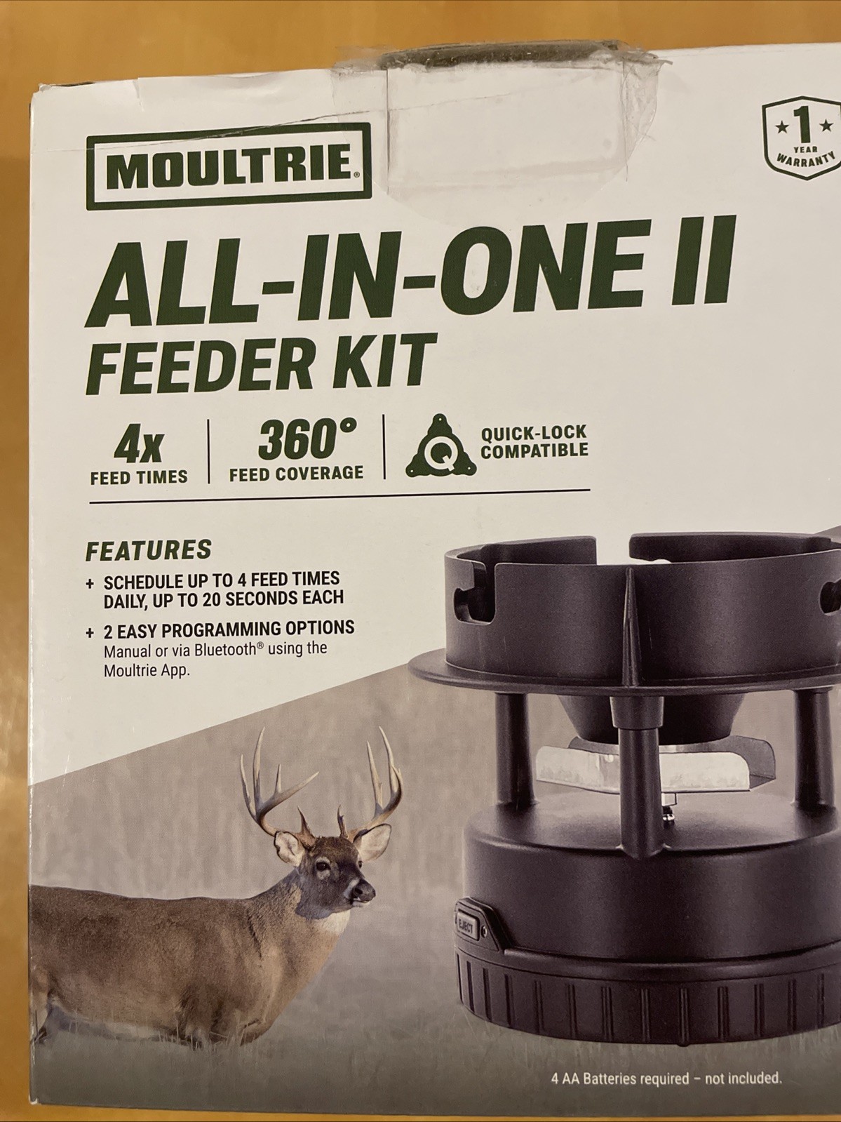 All-In-One II Feeder Kit With Bluetooth Control and 360-Degree Feed Coverage
