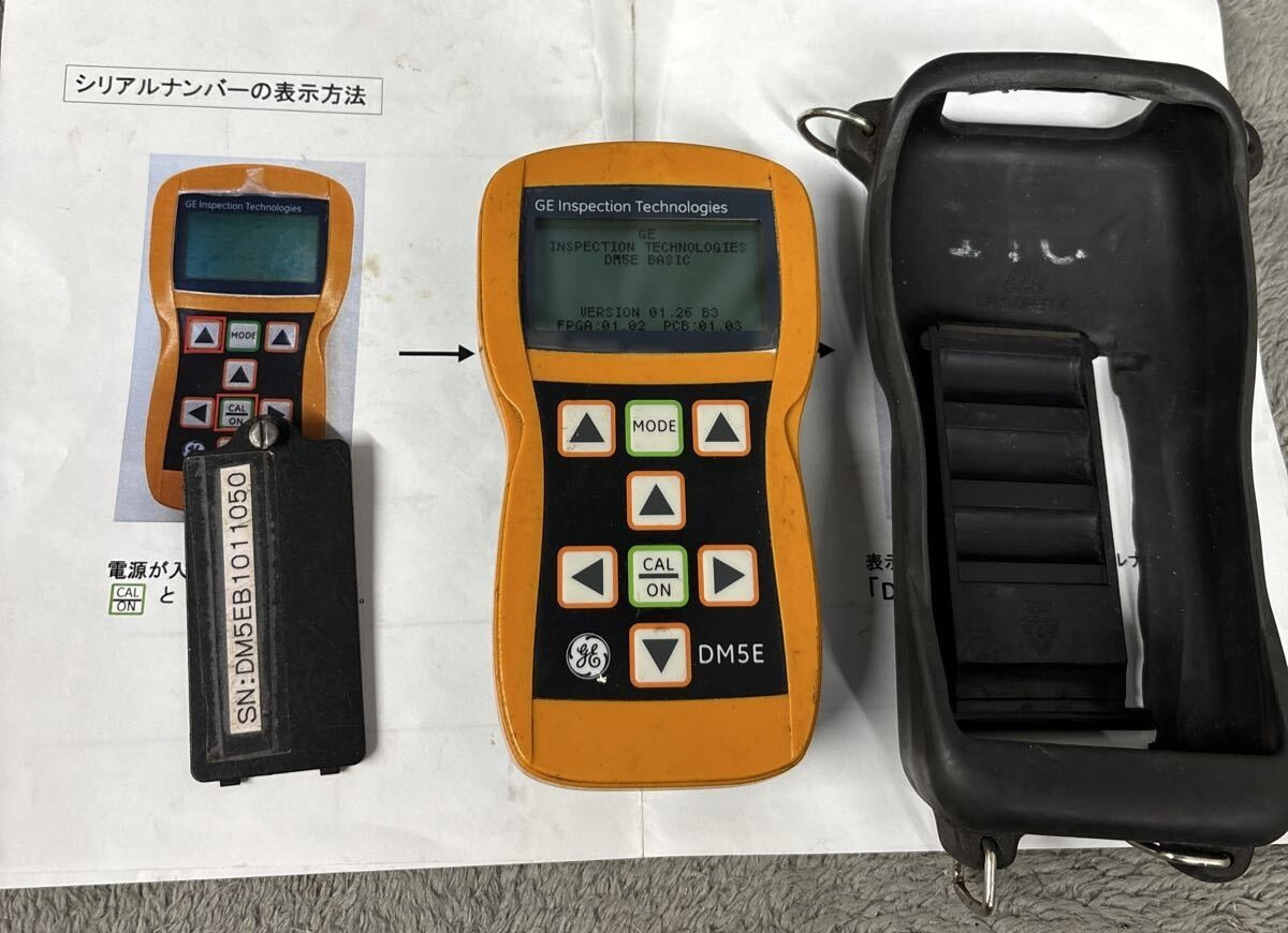 GE Inspection Technologies DM5E Corrosion Coating Thickness Gauge
