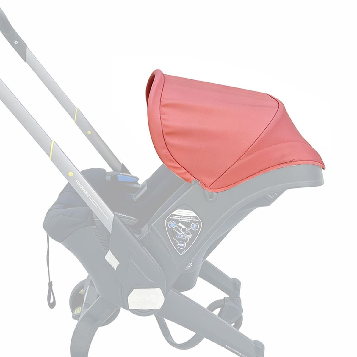 Feliliber Stroller Canopy Coral red