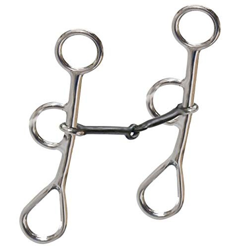 Showman Stainless Steel Colt Sweet Iron Broken Snaffle Bit