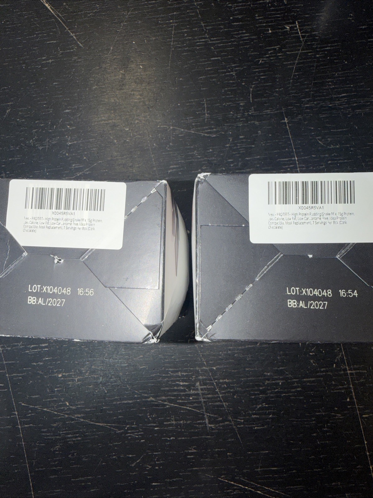 2 Boxes Of Proti Fit Dark Chocolate Pudding-Shake