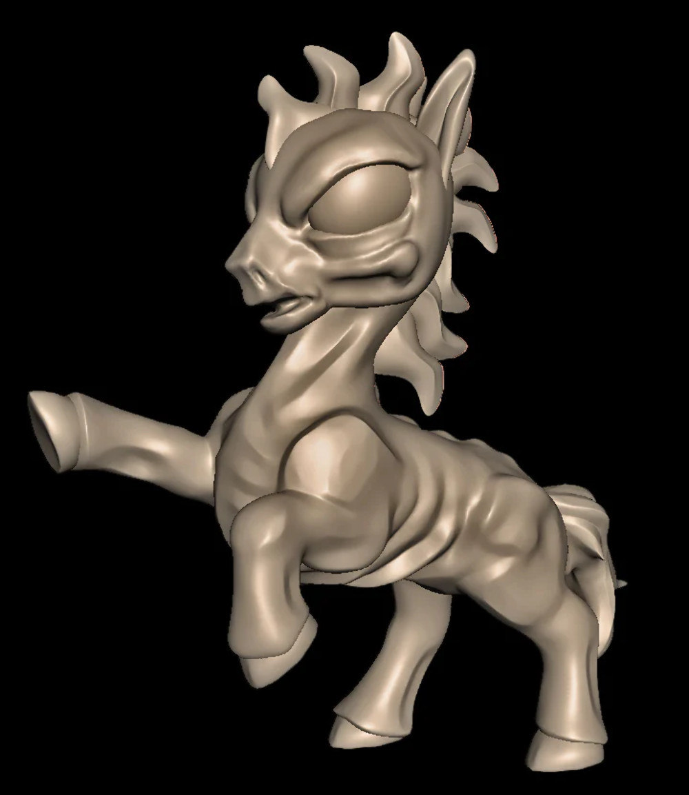 Chibi Famine Pony