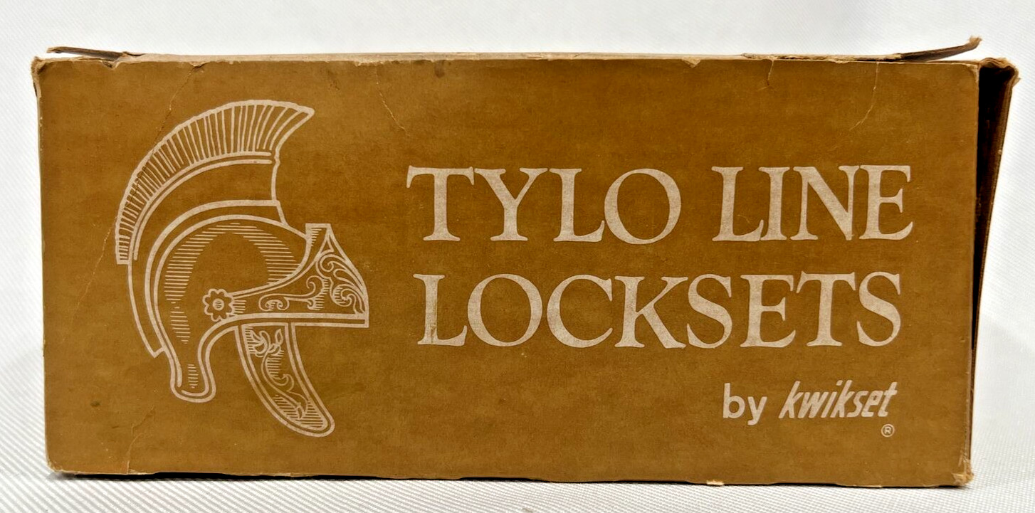 Tylo Line Lockset Kwikset Number T-3 Finish US 3 Type Bedroom Polished Brass New