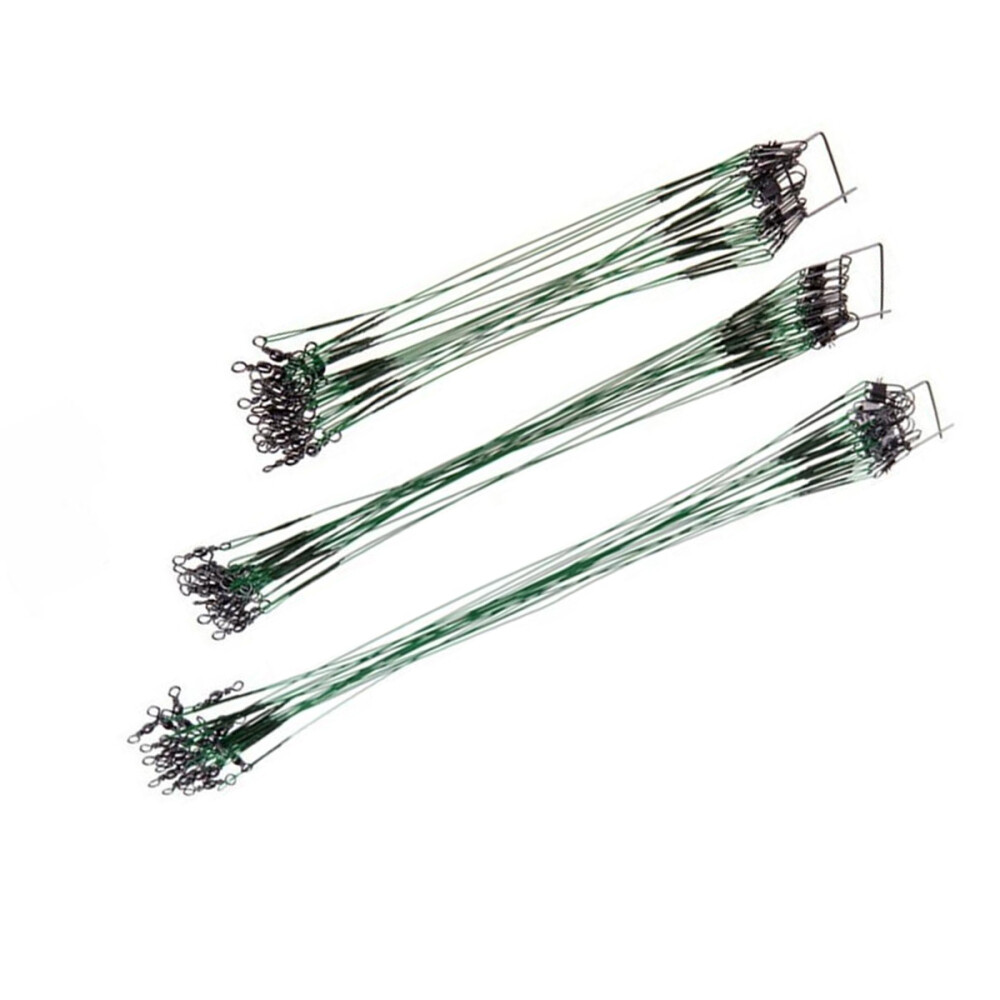 60PCS Anti-bite Line Wire Fishing Line With Connector Fishing Anti Bite Line