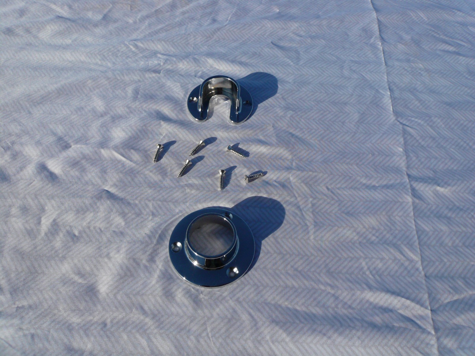Lido Chrome Flange Set 1-5/16"