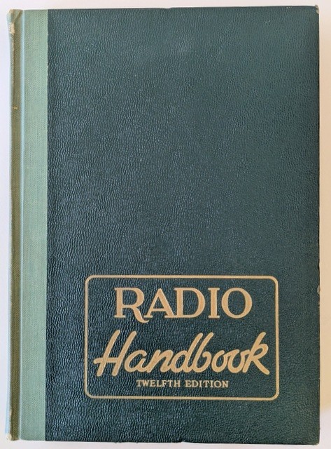 Radio Handbook 12th Edition 1949  (pre- Bill Orr W6SAI)  hardcover VERY NICE!