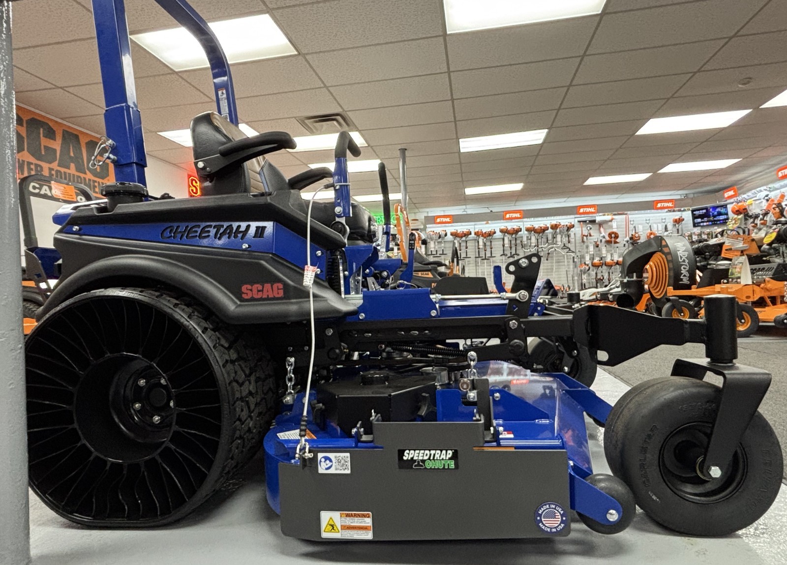 Speedtrap® Chute Blocker Scag® Cheetah® 2 61"  & 72" Mowers (2min install!