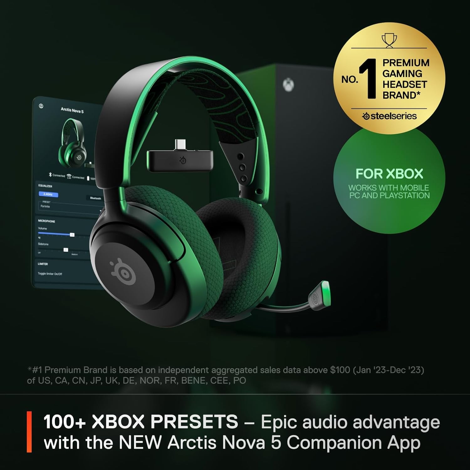 SteelSeries Arctis Nova 5X Wireless Headset (Renewed)