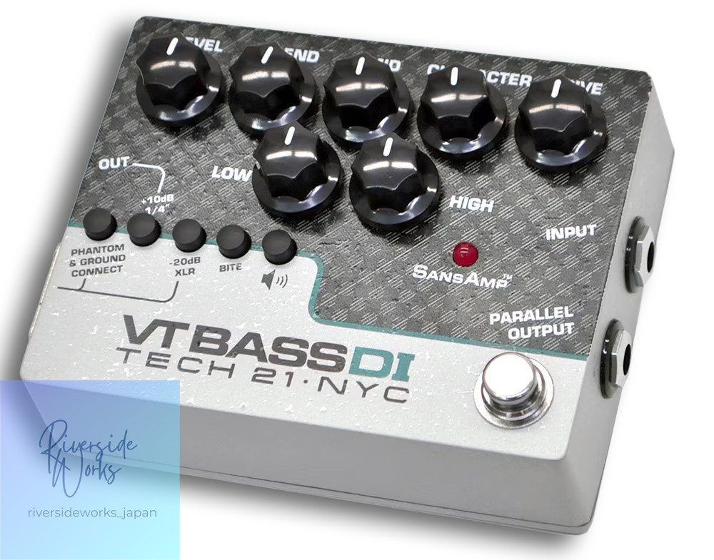 Tech21 VT Bass DI Pedal for Electric Bass Guitar
