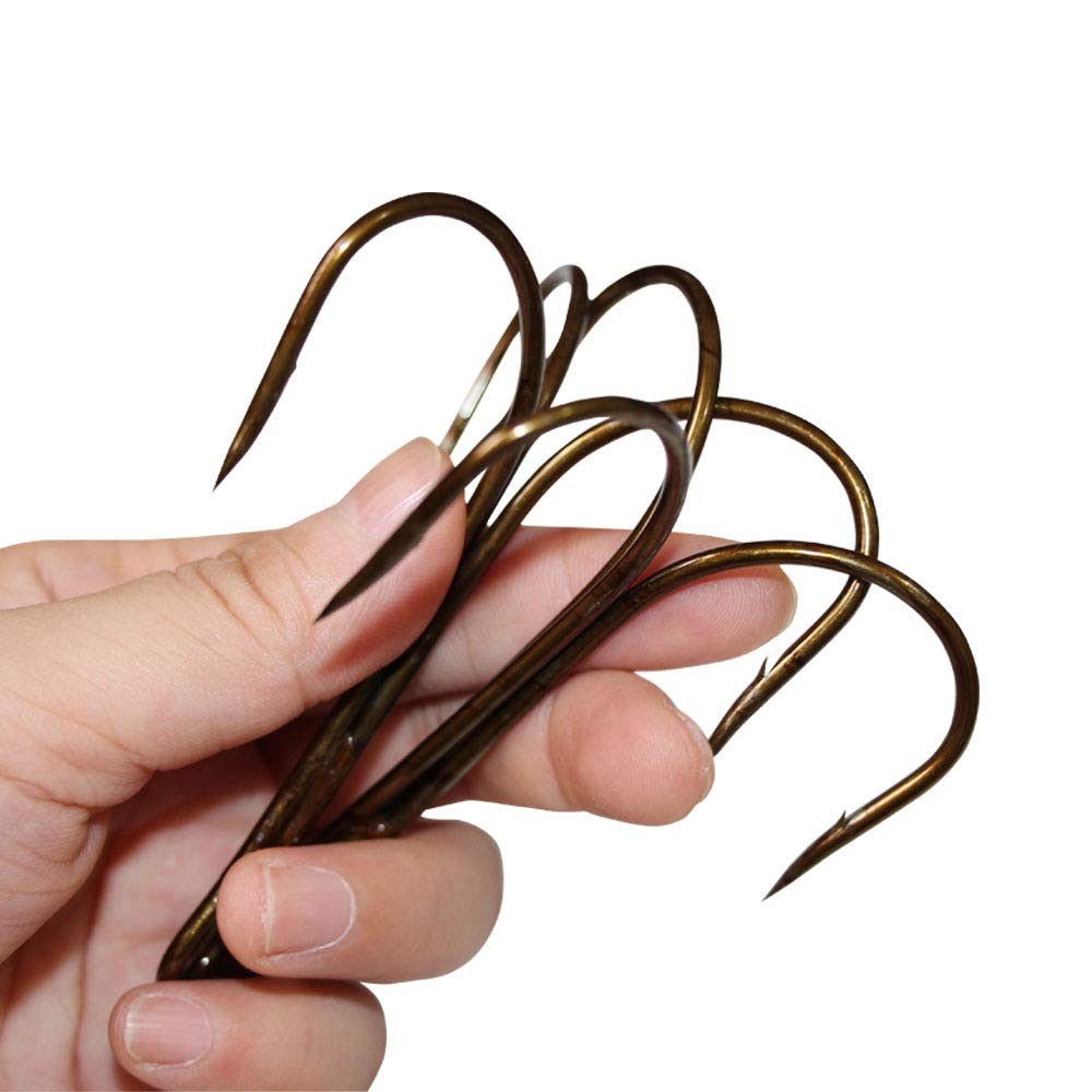 Classic Treble Hooks Standard Strength Fishing Hook Large Super Sharp Triple ...