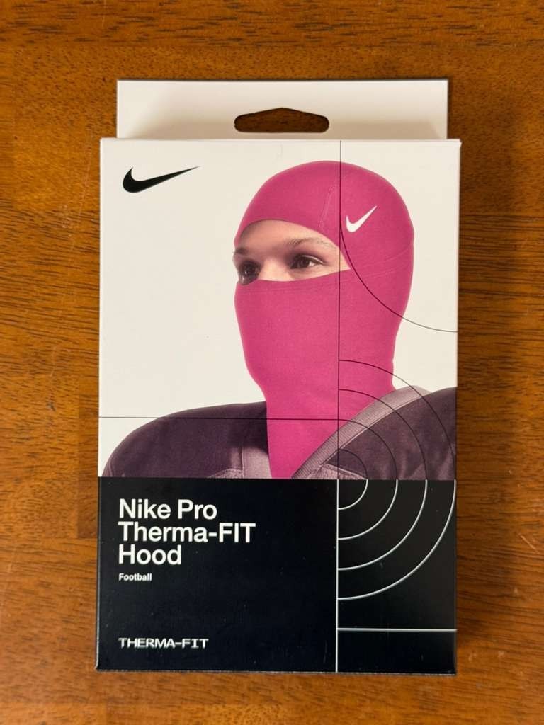 Nike Pro Therma-Fit Hyperwarm Hood Ski Mask Balaclava -US Stock [Pink]