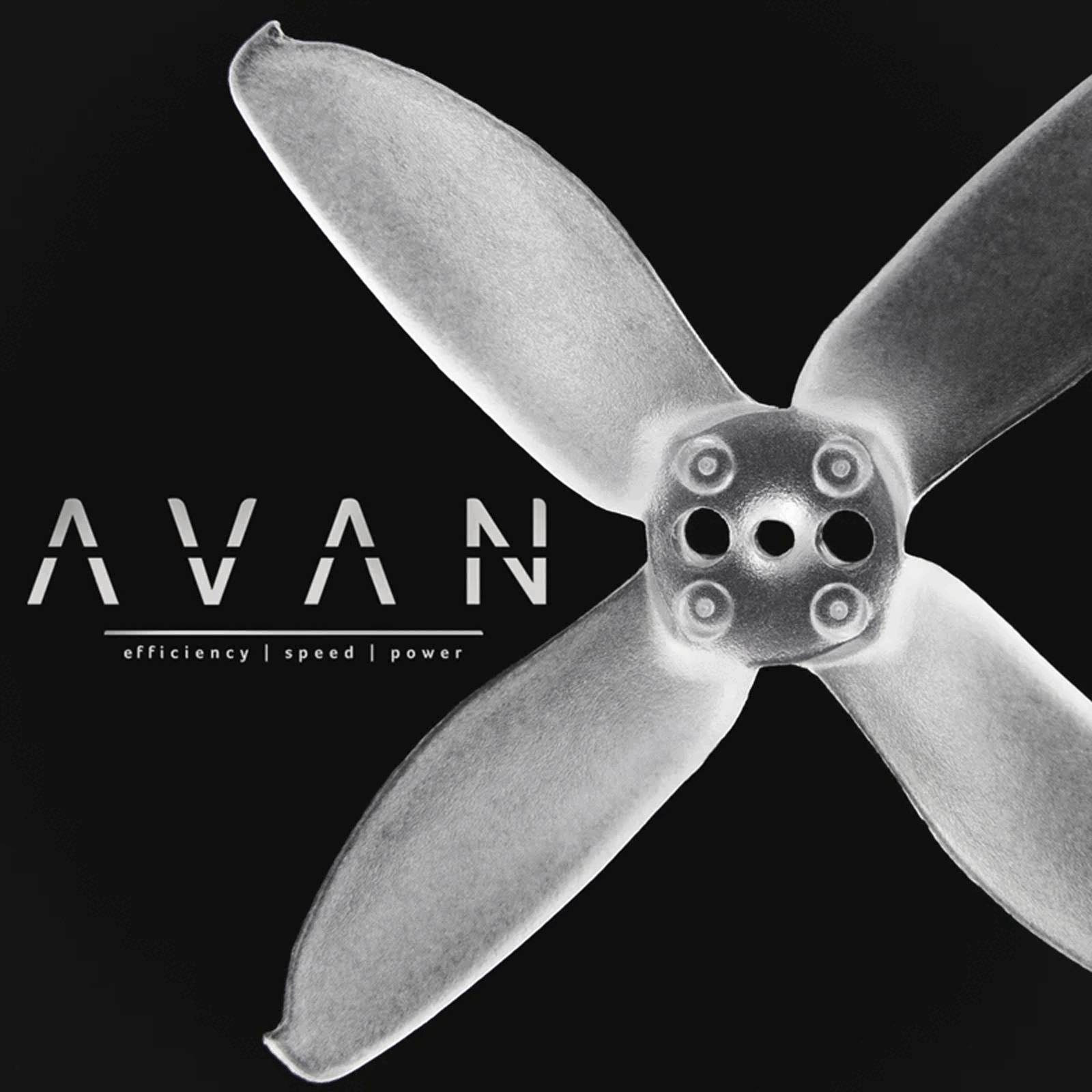 12pcs EMAX Avan Micro 2-Inch 4-Blade Propellers (6x CW / 6x CCW)