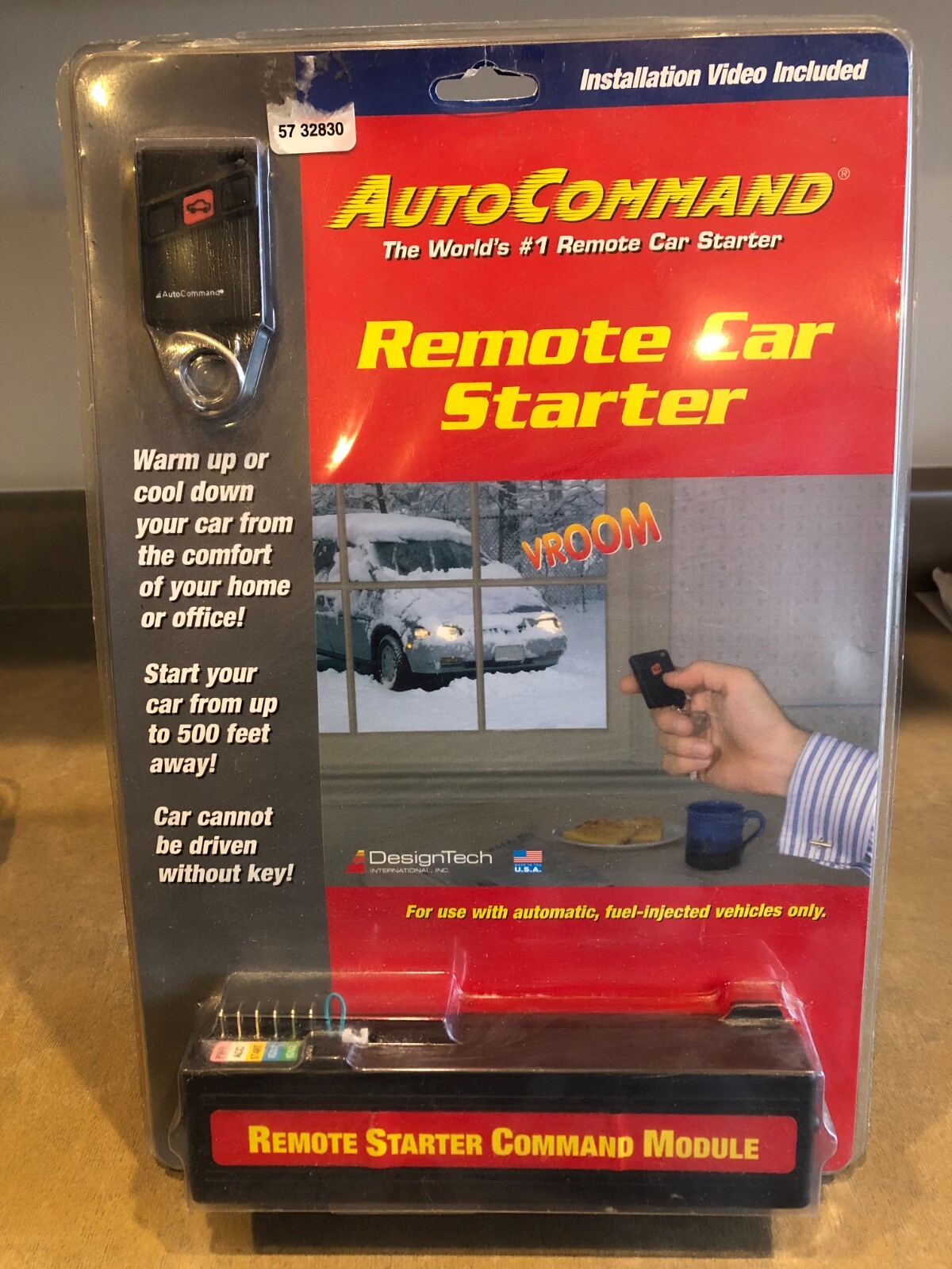 DesignTech AutoCommand Remote Car Starter NEW OPEN BOX