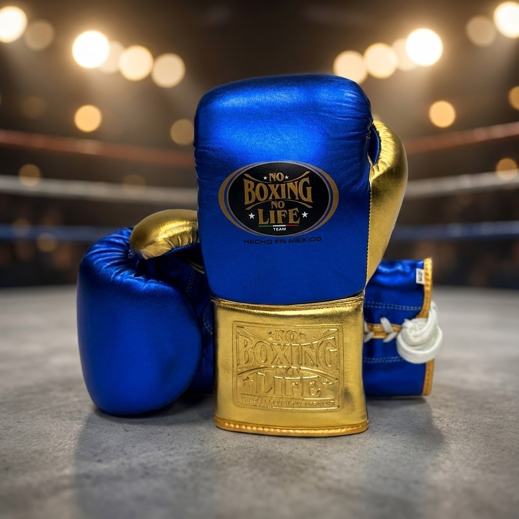No Boxing No Life Boxing Gloves Pro Training Sparring winning Cowhide Leather
