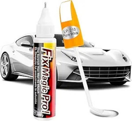Car Touch Up Paint Pen, 2-in-1 Scratch Remover for Quick Repair o Color: White