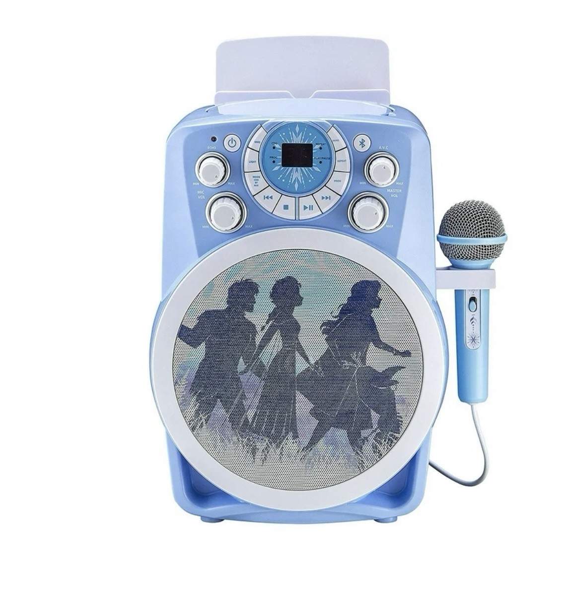 Disney Frozen 2 Bluetooth Karaoke Machine CDG LED Lights Mic eKids New