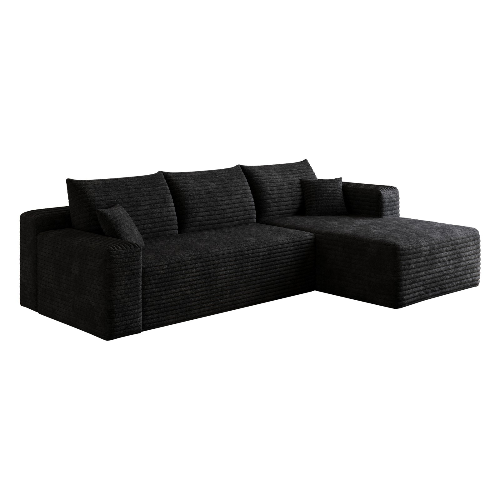 95" Cloud Sectional Couch with L-Shape Chaise Modular Corduroy Sofa Living Room