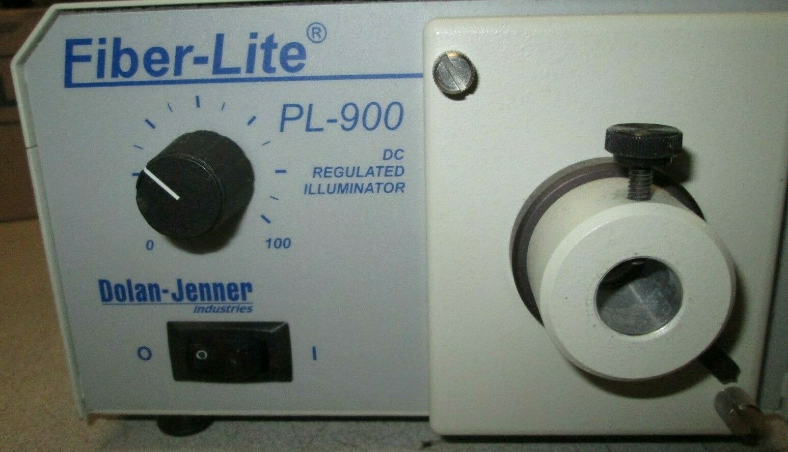 Fiber Lite DC Regulated Illuminator by Dolan Jenner Model: PL900-BR，for parts