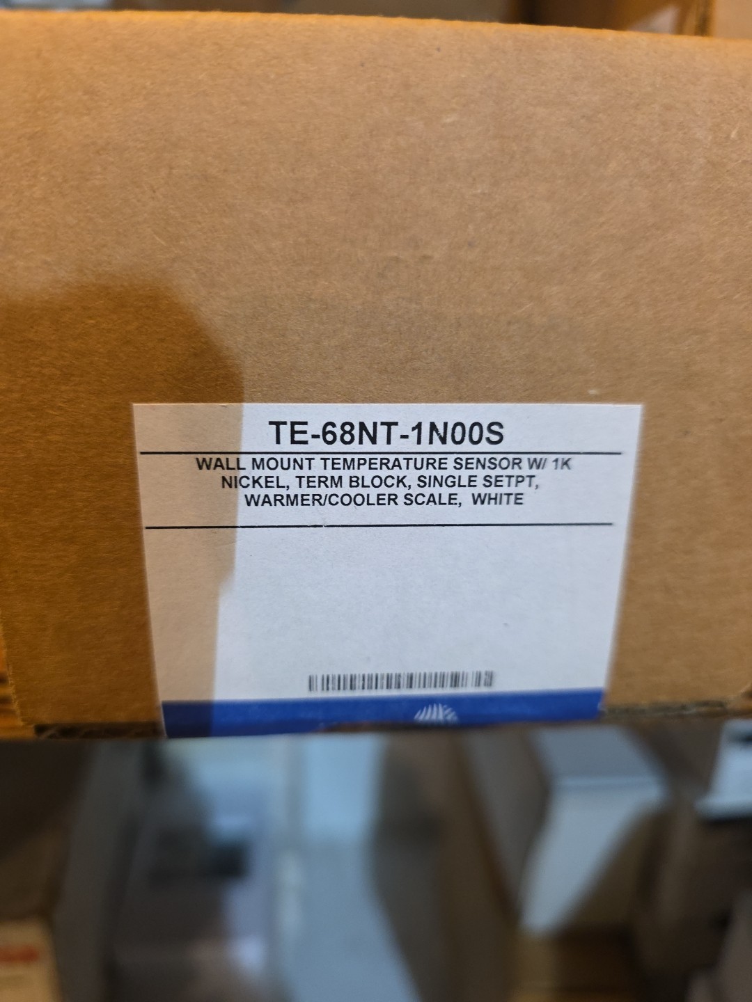 Johnson Controls TE-68NT-1N00S Wall Mount Temperature Sensor with 1K Nickel