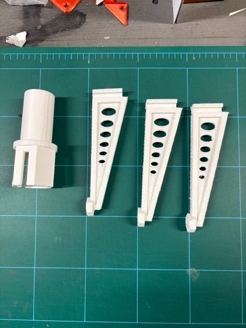 Flying Model Rocket Display Stand 29mm New 3D Printed Collapsible