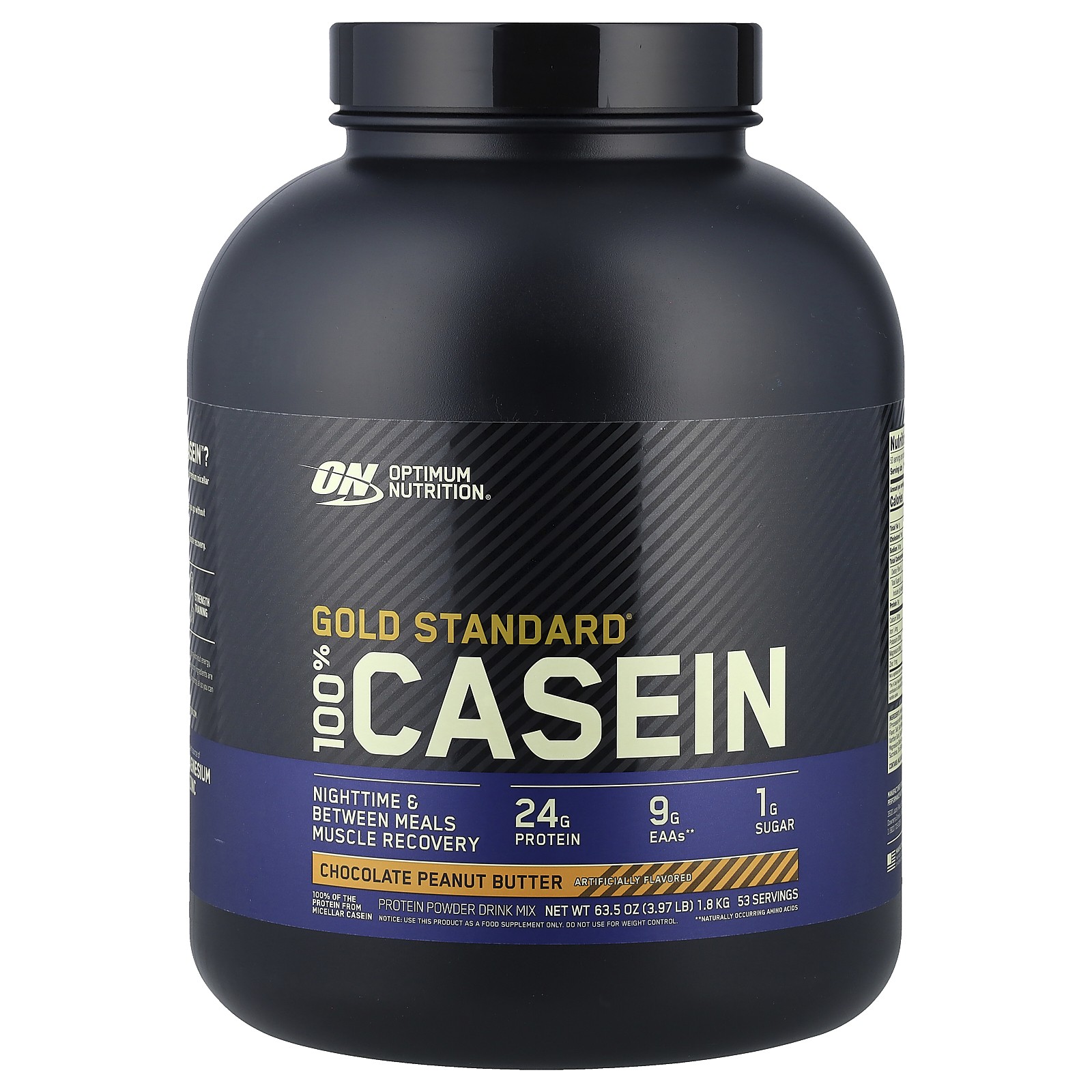 Gold Standard® 100% Casein, Chocolate Peanut Butter, 3.97 lb (1.8 kg)