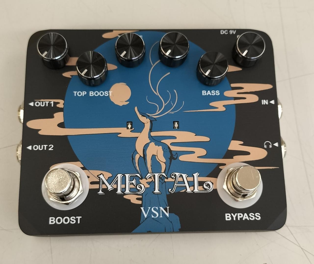 VSN METAL Guitar Effects Pedal Model METAL Ready to Use Authentic Genuine