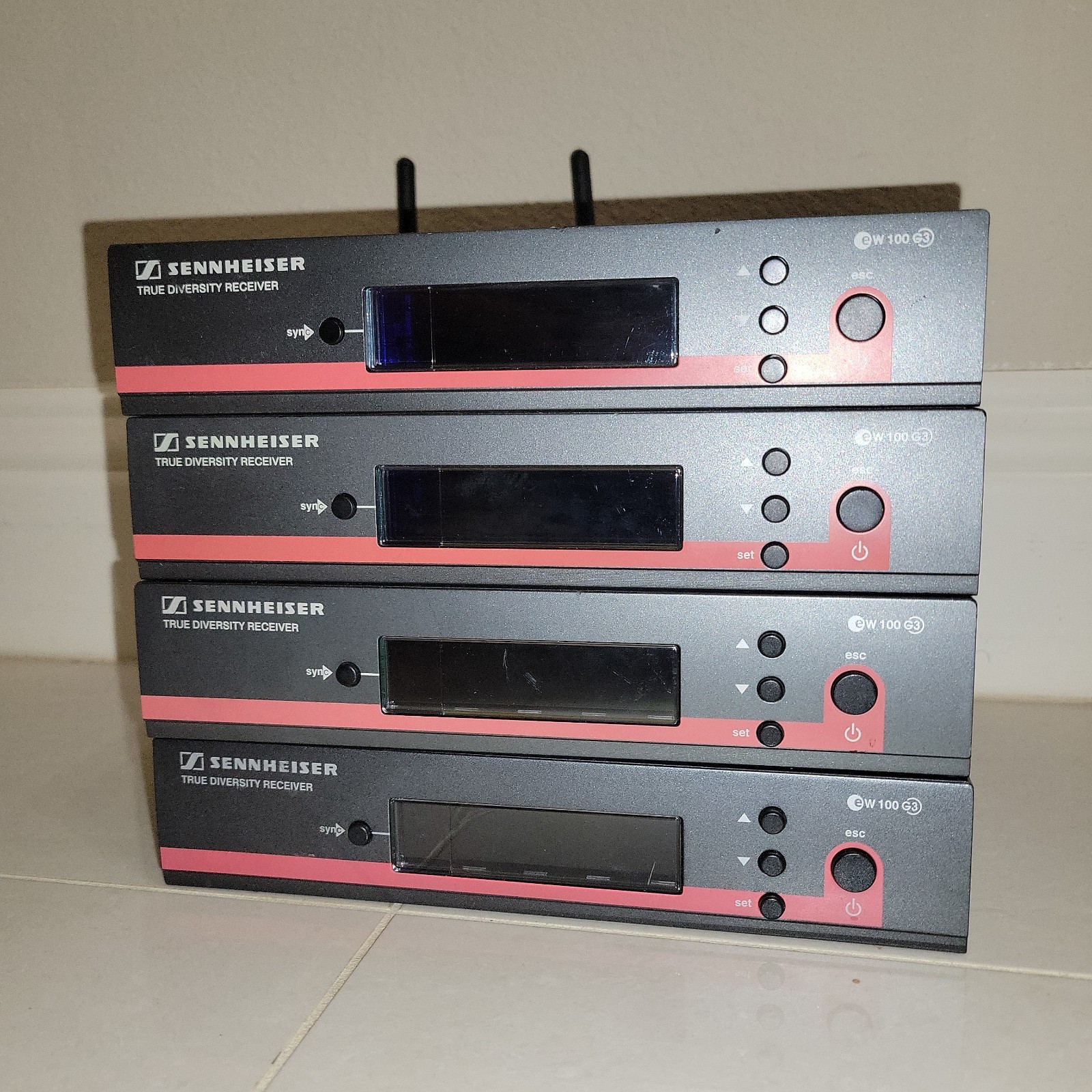 Sennheiser eW 100 G3 Range A 516-558 MHz True Diversity Wireless Receiver