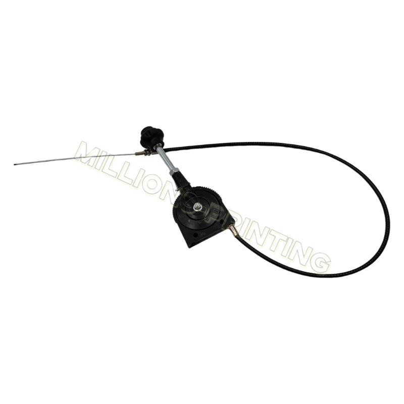 Excavator Throttle Control Cable 40 Inches Manual Throttle Wire