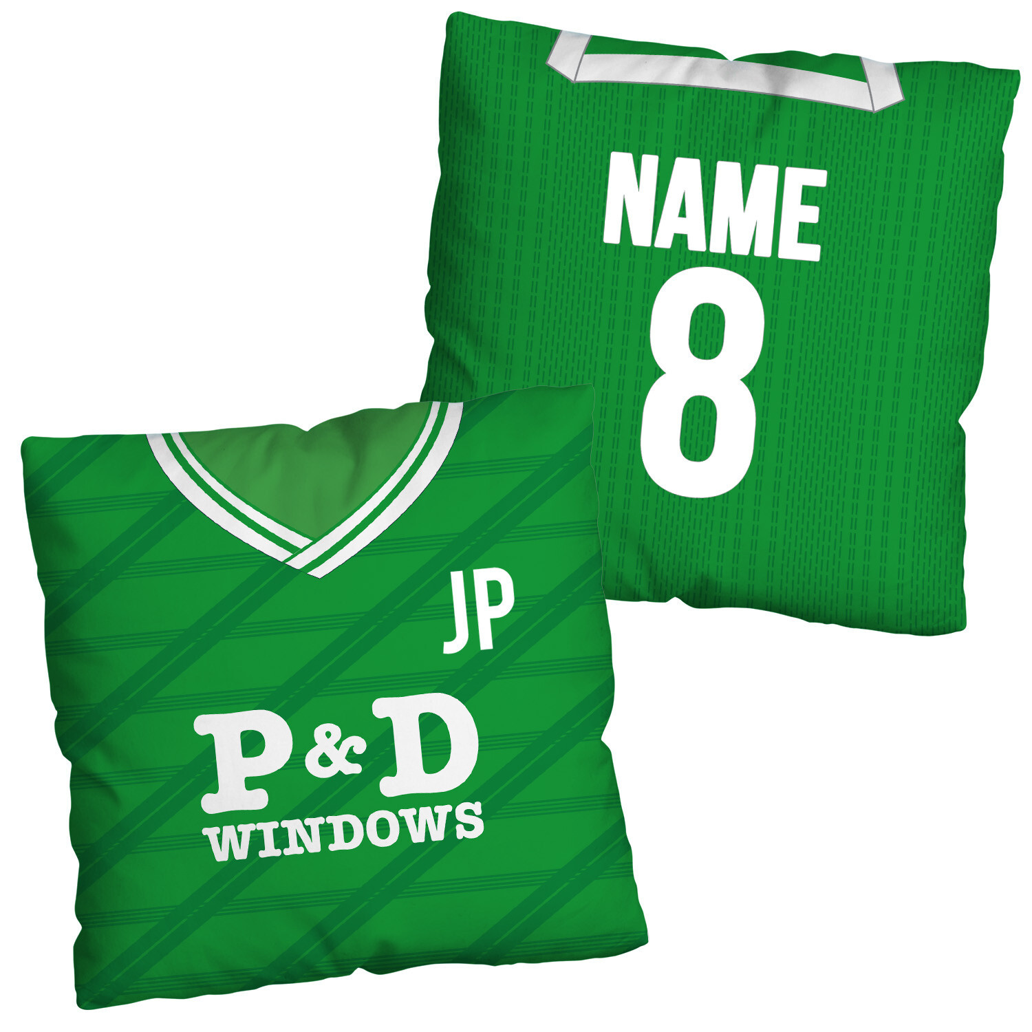 HIbernian 1988 Home Shirt Personalised Retro Football 45cm Scatter Cushion
