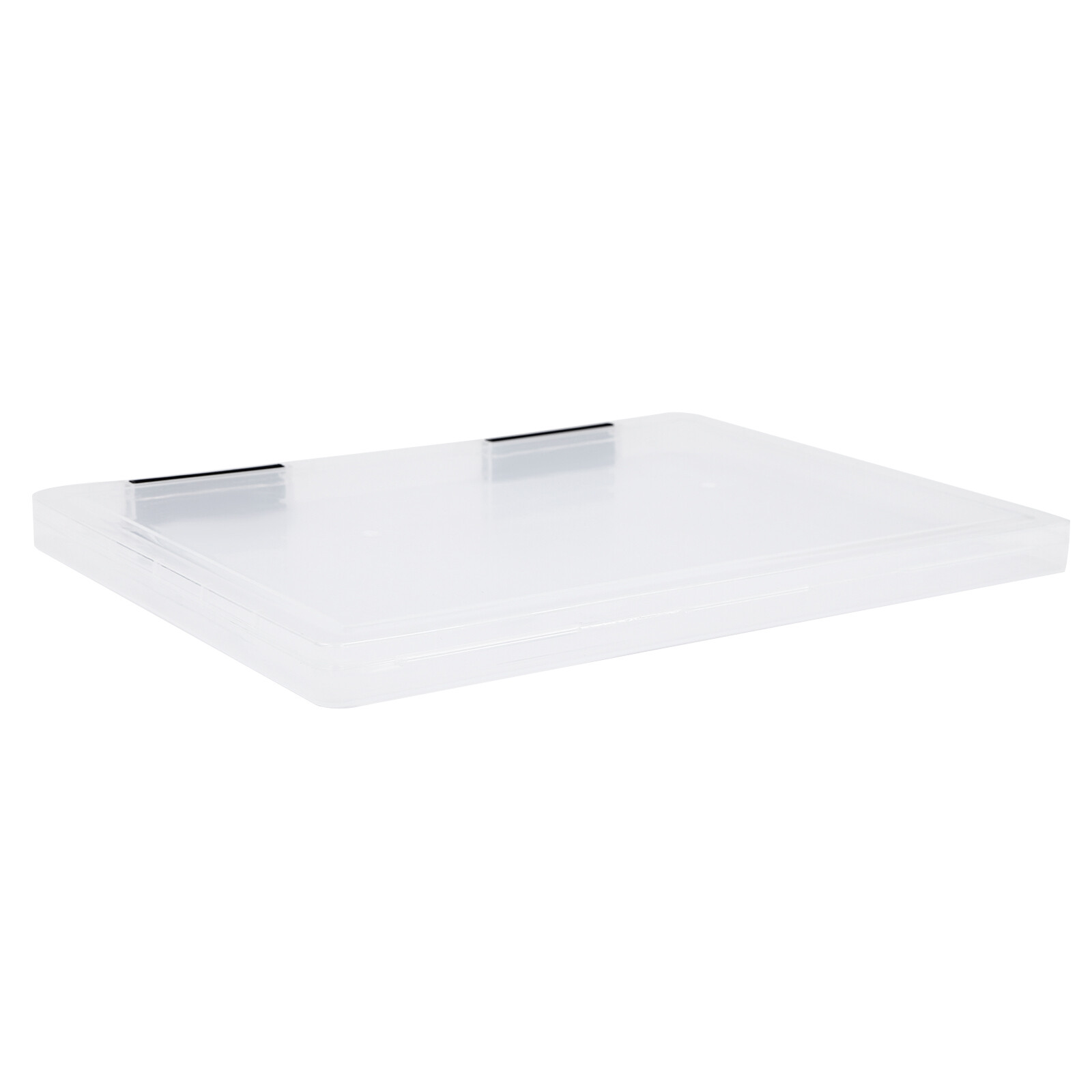 12 Pcs A4 Clear File Boxes Paper Storage Box Document File Holder with Buckle