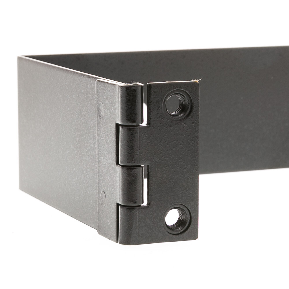 Shielded 24-port Cat6a Patch Panel, 10Gbit, 110 Type, comes with 1U Wall Bracket