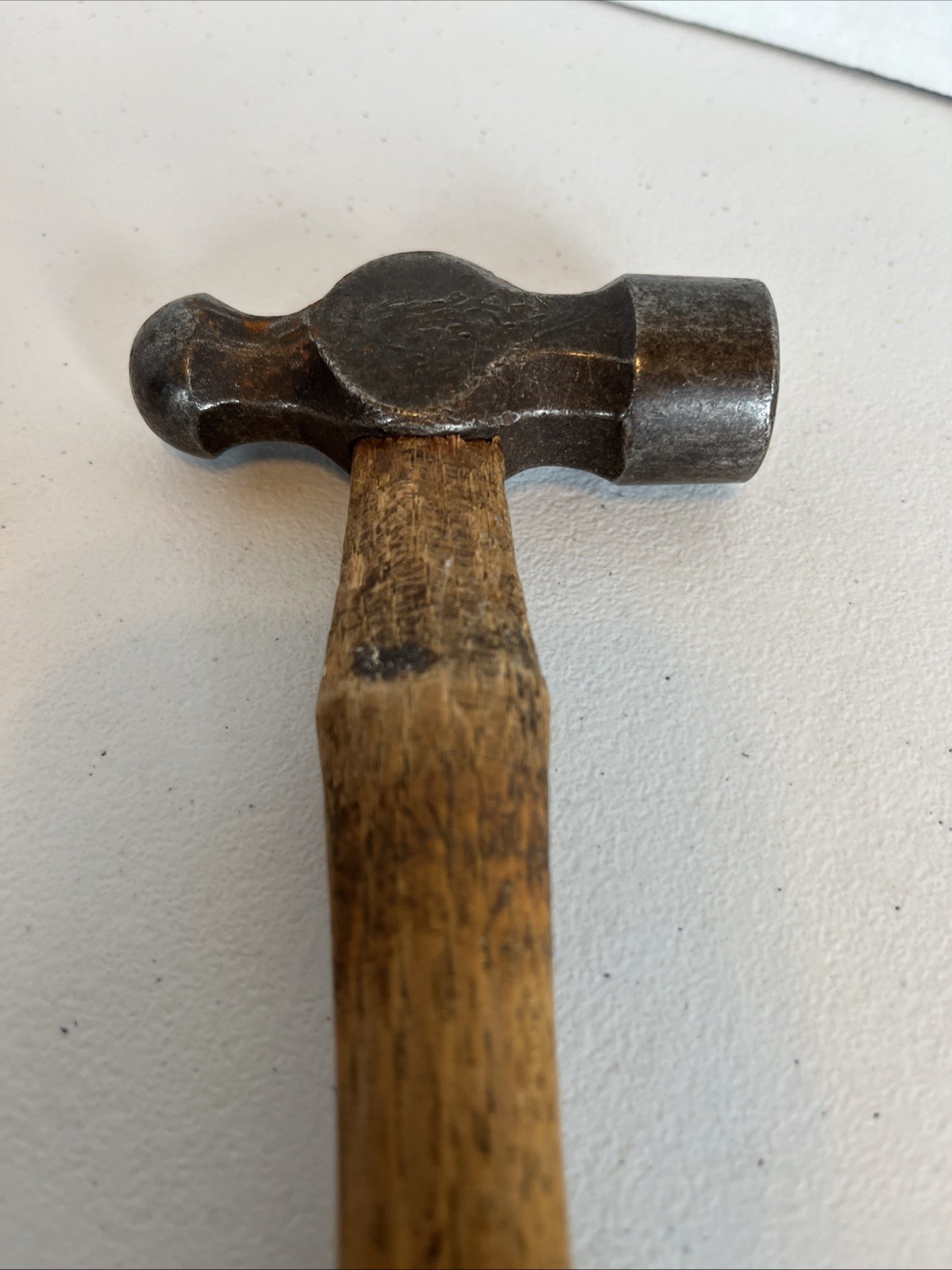 Vintage Ball Peen Hammer, 12oz, 11” Steel Wood Handle Blacksmith Tool Great Tool