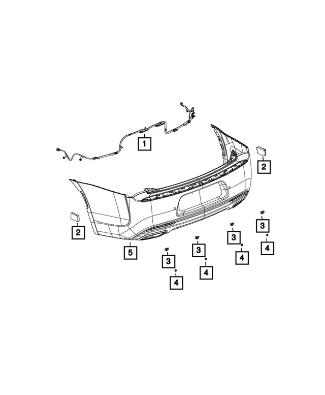Genuine Mopar Blind Spot Detection Module 04672784AD