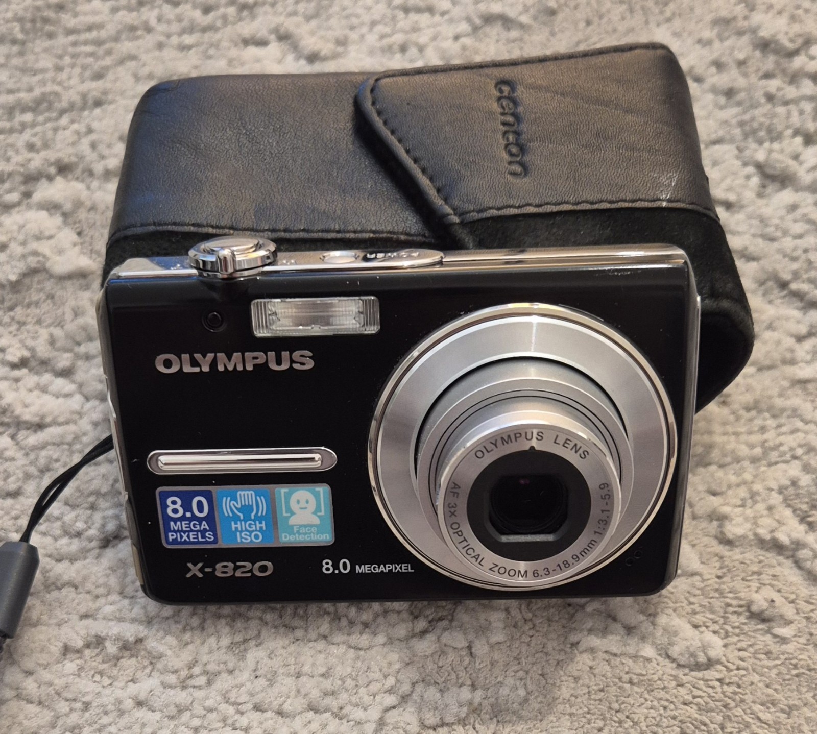 Olympus Digital Camera X-820 8.0MP Black Tested