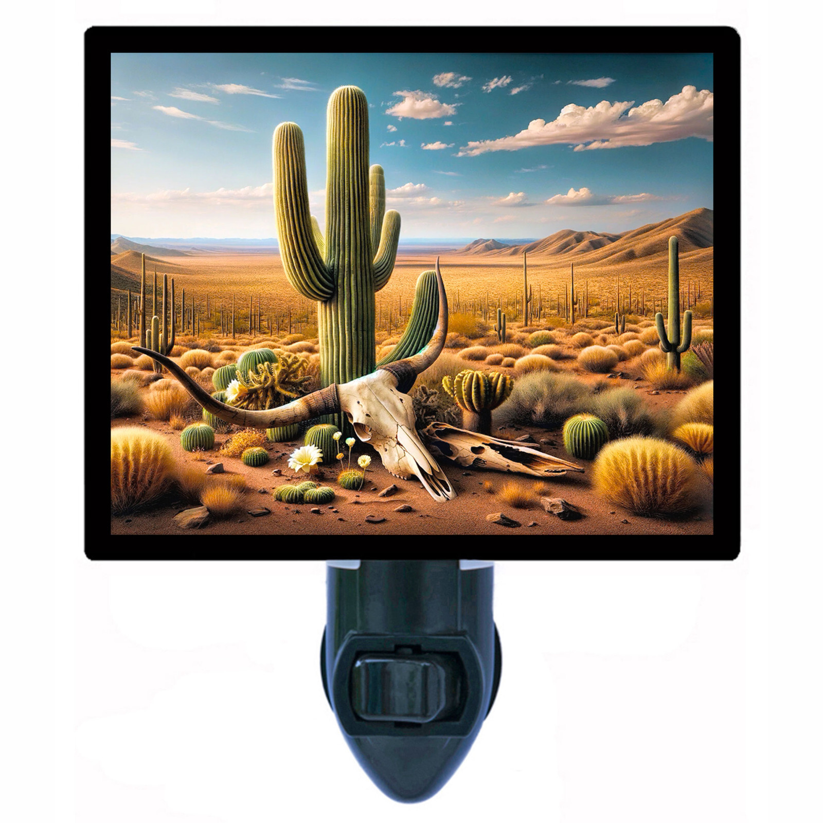 Southwest Decorative Photo Night Light, Southwest Serenity, Desert