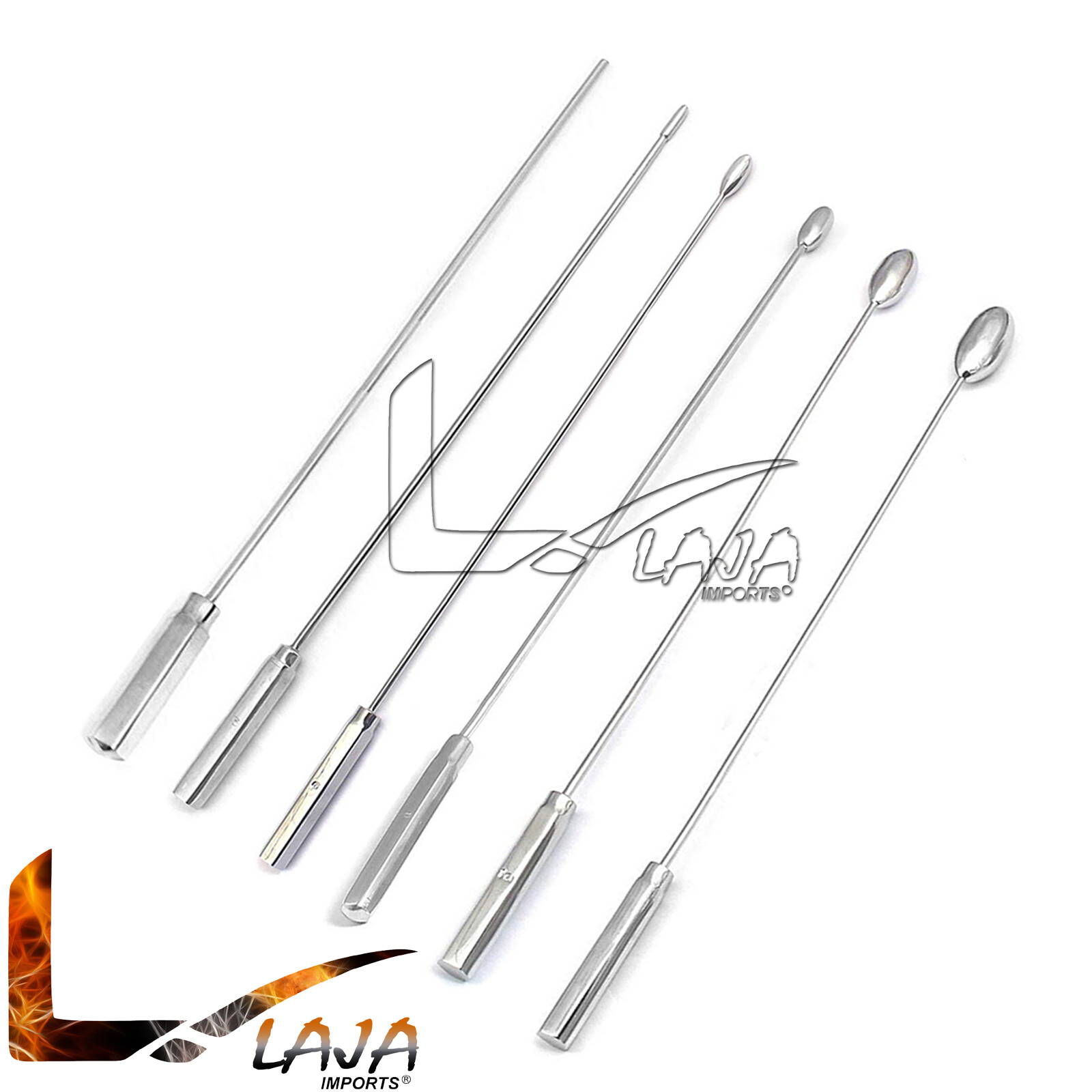 Bakes Rosebud Dilators Sounds 2mm, 4mm ,6mm ,8mm, 10mm, 12mm,Stainless