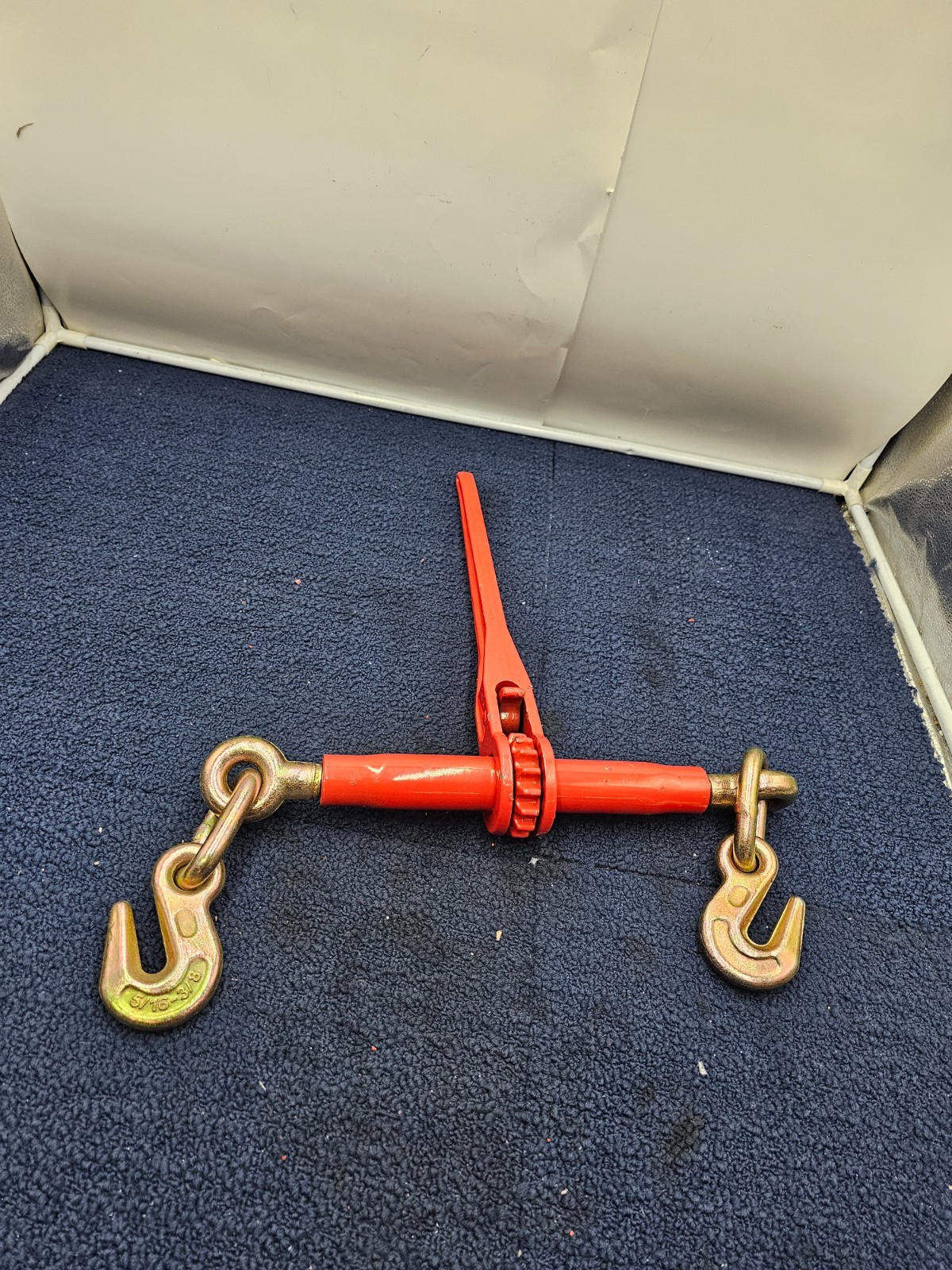 Ratchet Load Binder 5/16 - 3/8" WLL 5400LBS MBS 19000LBS Red Steel