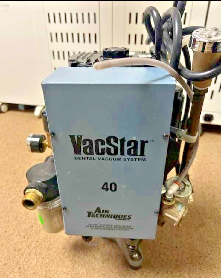 Air Techniques VacStar 40 VS40 Dental 2HP Wet-Ring Vacuum Suction Pump System