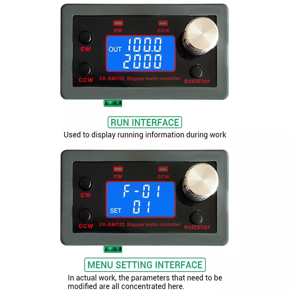 Stepper Motor Speed Controller Driver with Serial Communication Features