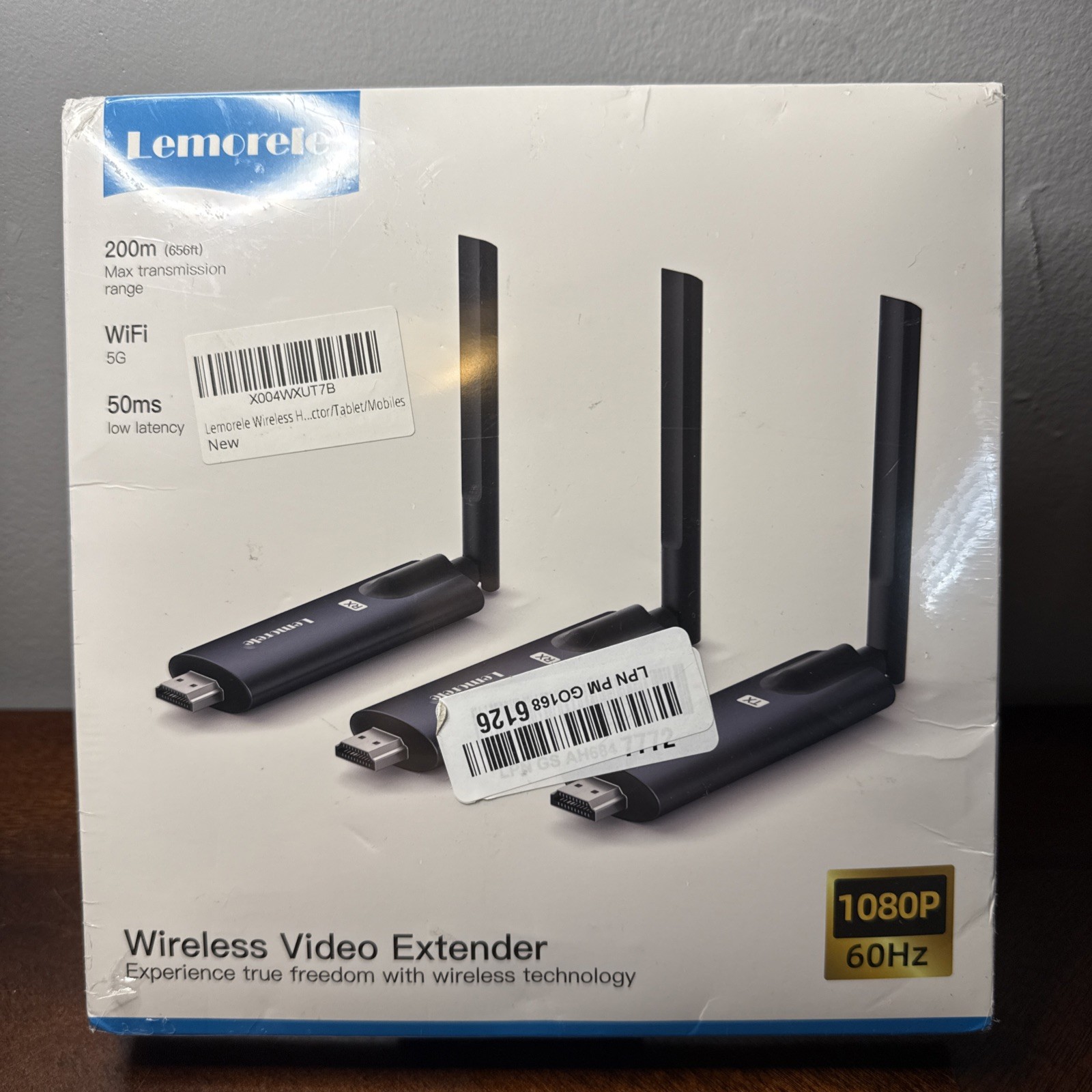 Lemorele Wireless HDMI Transmitter and Receivers 5Ghz up to 656ft 1080p 60Hz NEW
