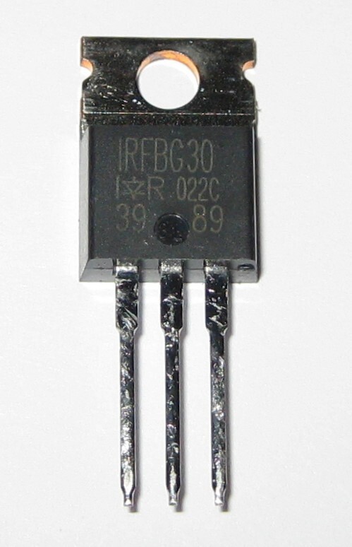 N-Channel Power MOSFET - IRFBG30 - 1000V - 3.1A - IR - TO-220AB